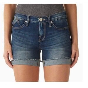 Rock & Republic Womens Bumpershoot Denim Shorts Size 8 Short Spandex & Cotton